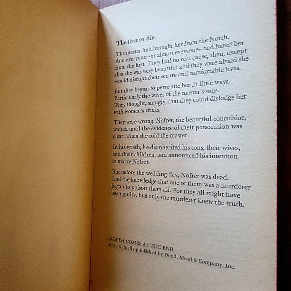 Vintage Agatha Christie - Death Comes As The End 1970 - Picture 4 of 5